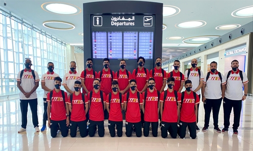 Bahrain youngsters leave for Turkey training camp