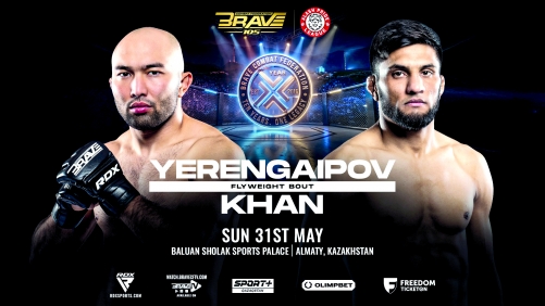 Dias Yerengaipov faces Ismail Khan in highstakes flyweight clash at BRAVE CF 105 Dias Yerengaipov faces Ismail Khan in highstakes flyweight clash at BRAVE CF 105
