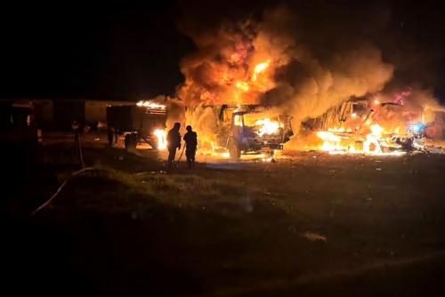 Russian strikes kill one, wound two dozen in Ukraine