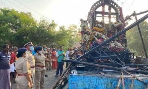 Probe begins in India's Thanjavur temple chariot festival electrocution incident, 11 dead