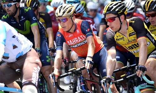 Teamwork spirit shown by Bahrain Merida team
