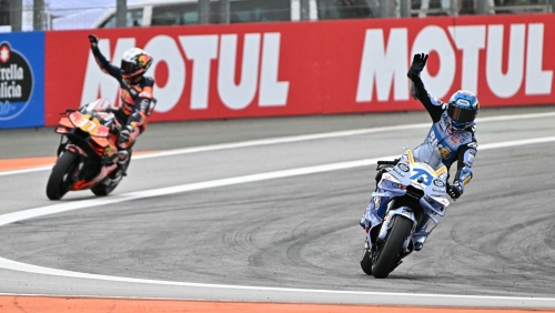 Alex Marquez claims Valencia MotoGP sprint victory Alex Marquez claims Valencia MotoGP sprint victory