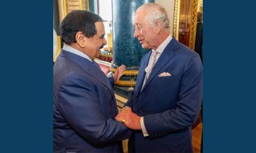Bahrain royals attend reception hosted by HM King Charles III