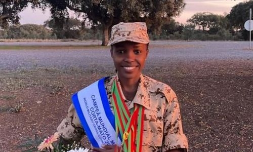 Winfred nominated for prestigious military sports award
