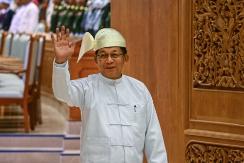 Myanmar junta chief sworn in as president