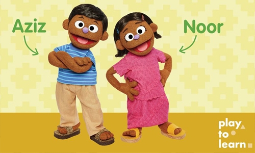 Sesame Street unveils Rohingya Muppets to help refugee children
