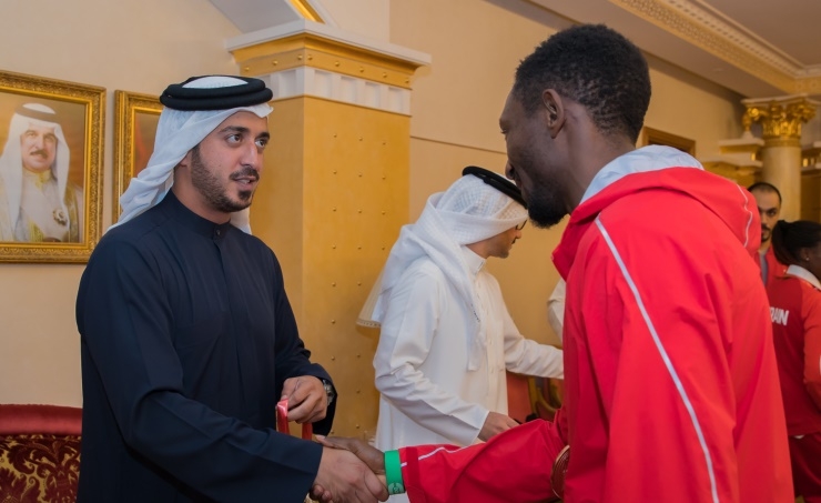 Leadership congratulated by Khalid bin Hamad on athletics achievement