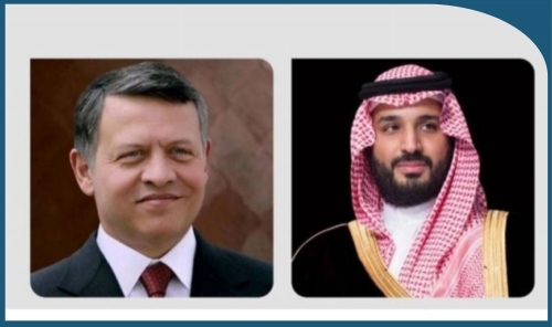 Saudi Crown Prince Receives Call from King Abdullah II of Jordan