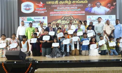 Bharathi Association’s Diwali Gala Draws Over 1,400 for Humorous Pattimandram