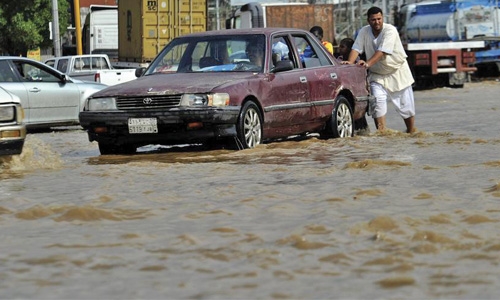Heavy rain lashes Saudi Heavy rain lashes Saudi