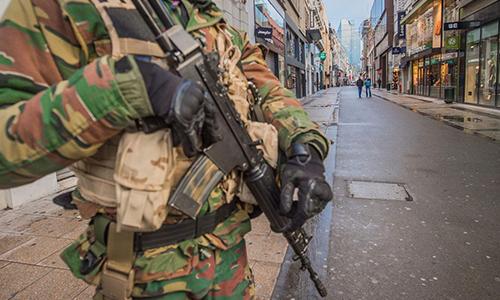 'Brussels bubble' works from home to beat terror alert