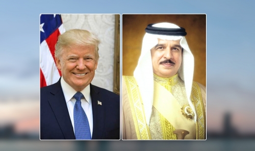 HM King Congratulates president Trump on US 250th Anniversary