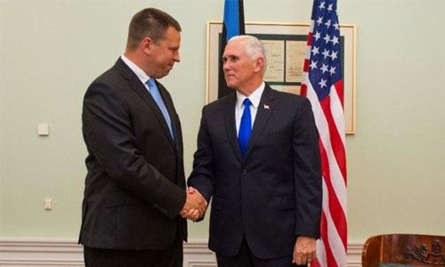Pence talks of Patriot deployment in Estonia Pence talks of Patriot deployment in Estonia
