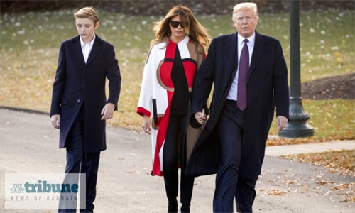 US First Lady fires back after professor’s joke at son Barron