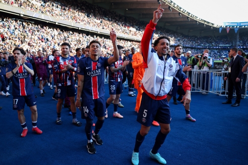 PSG win 13th French title ahead of Aston Villa Champions League clash PSG win 13th French title ahead of Aston Villa Champions League clash