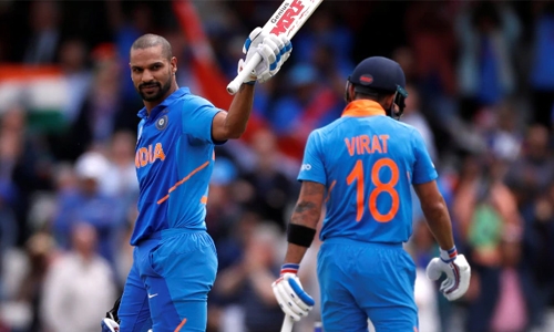Dhawan ton helps India win Dhawan ton helps India win