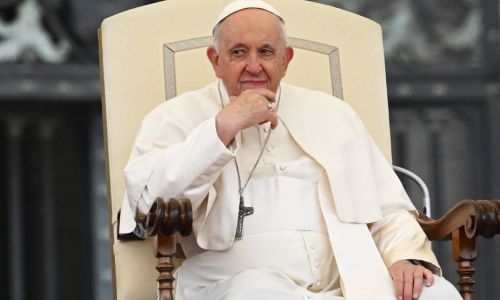 Pope returns to work after taking day off with fever