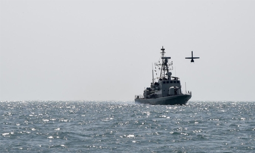 Bahrain, UAE, Israel and US forces in joint naval drill