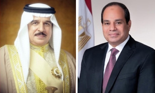 Bahrain King and Egyptian President vow to work together to help preserve ‘Arab national security’