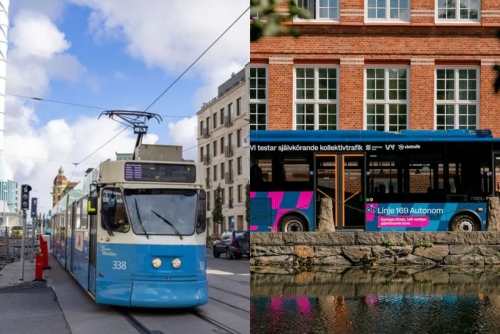 Self-driving bus in Sweden crashes with tram on first day