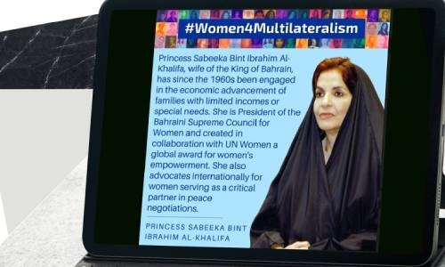 Wife of HM the King at the forefront of ‘Women’s Leadership in Multilateralism Initiative’