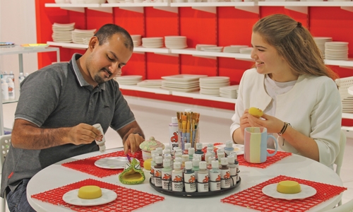 Paint your own pottery at Studio Ceramics in Seef Mall Paint your own pottery at Studio Ceramics in Seef Mall
