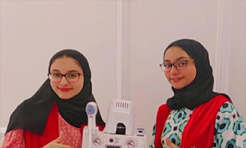 Two Bahraini students second in robotic competition