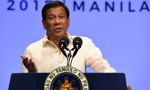 Philippines' Duterte threatens to jail martial law critics Philippines' Duterte threatens to jail martial law critics