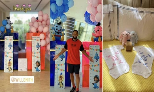 Will Smith plays doting uncle to Sheikh Hamdan's twins, sends adorable gifts