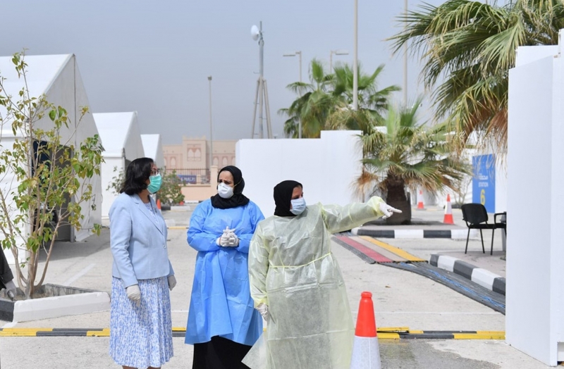 Drive-through test centre launched at BIECC