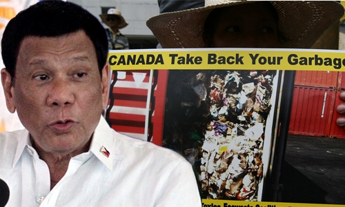 Duterte ships garbage back to Canada