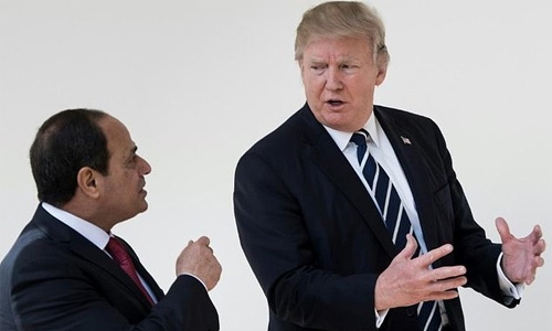 In landmark meeting, Trump hails Sisi's 'fantastic job' in Egypt