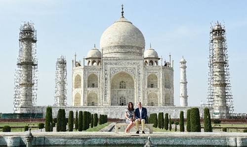 Will and Kate end India trip with historic Taj Mahal visit