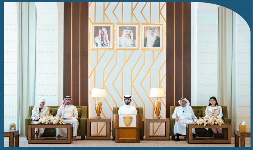 HH Shaikh Nasser Meets Students in “Try To Work” Programme