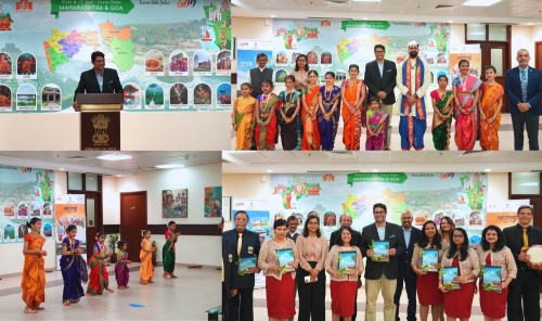 Indian Embassy Inaugurates Maharashtra and Goa Tourism, ODOP Walls