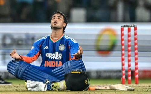 Abhishek hits record T20 ton as India sweep T20 series