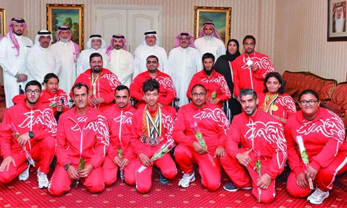 Warm welcome for Bahraini athletes