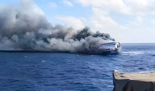 Five Dead, 41 Missing After Indonesian Ferry Catches Fire Five Dead, 41 Missing After Indonesian Ferry Catches Fire