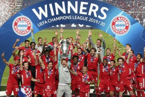 Bayern Munich complete treble