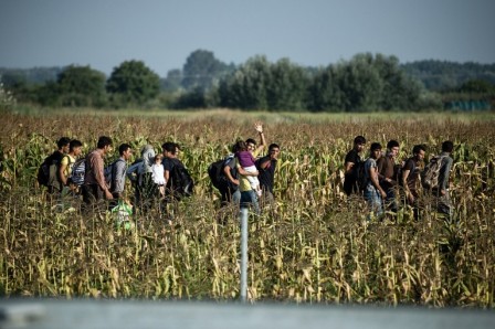 Bleary-eyed migrants pave new path in the EU Bleary-eyed migrants pave new path in the EU