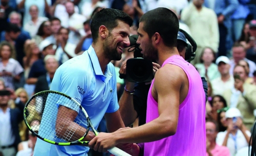 Djokovic jokes that he wants slice of Alcaraz’s winnings