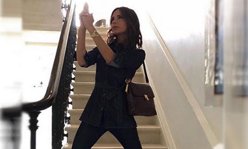 Former Spice Girl mimicked the famous Charlie’s Angels