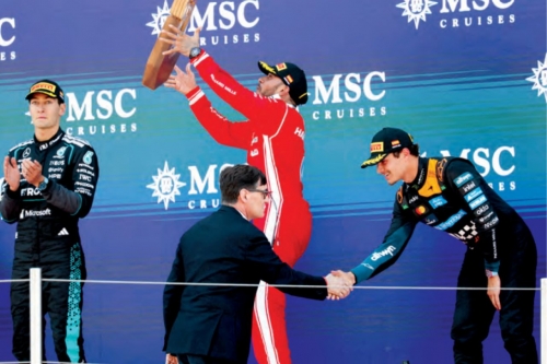 Hamilton claims first Ferrari win at Barcelona Grand Prix Hamilton claims first Ferrari win at Barcelona Grand Prix