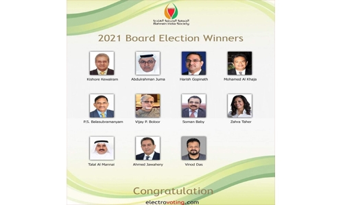 Bahrain India Society elects new board