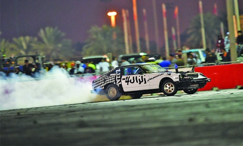 Burnout thrills Friday Burnout thrills Friday