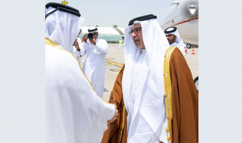 HRH the Crown Prince and Prime Minister arrives in the State of Qatar HRH the Crown Prince and Prime Minister arrives in the State of Qatar