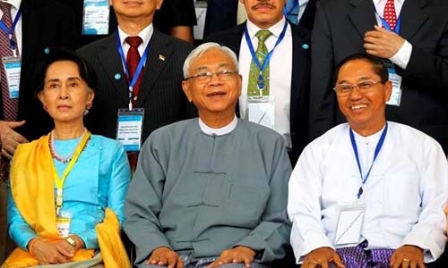 Suu Kyi’s party urges Myanmar’s people to oppose ‘coup’