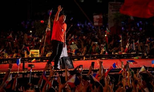 Philippine presidential candidates in final push to woo voters Philippine presidential candidates in final push to woo voters