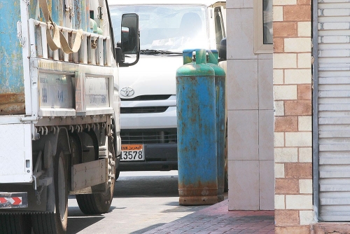 Gas Cylinders on Roads: It's Illegal, Muharraq Warns Gas Cylinders on Roads: It's Illegal, Muharraq Warns
