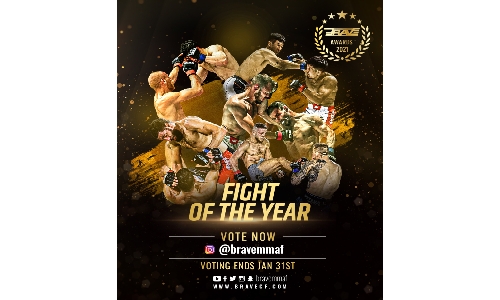 BRAVE CF nominates five epic bouts for 2021 Fight of the Year